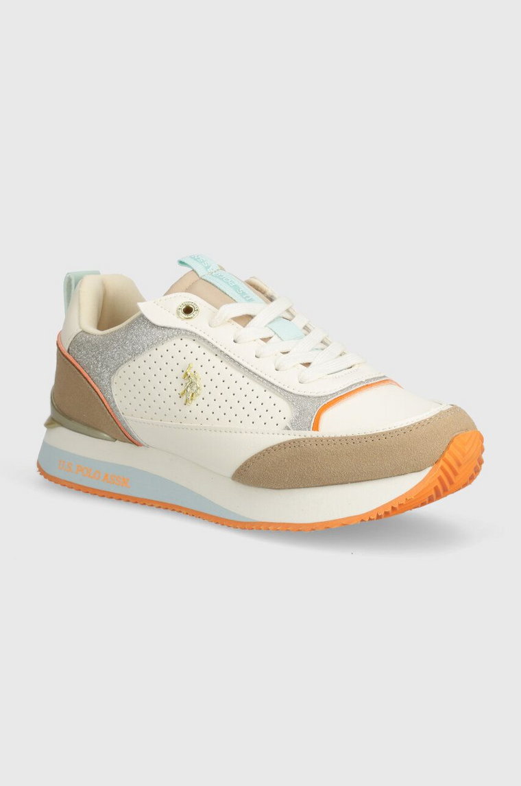 U.S. Polo Assn. sneakersy FRISBY kolor beżowy FRISBY003W 4YN1