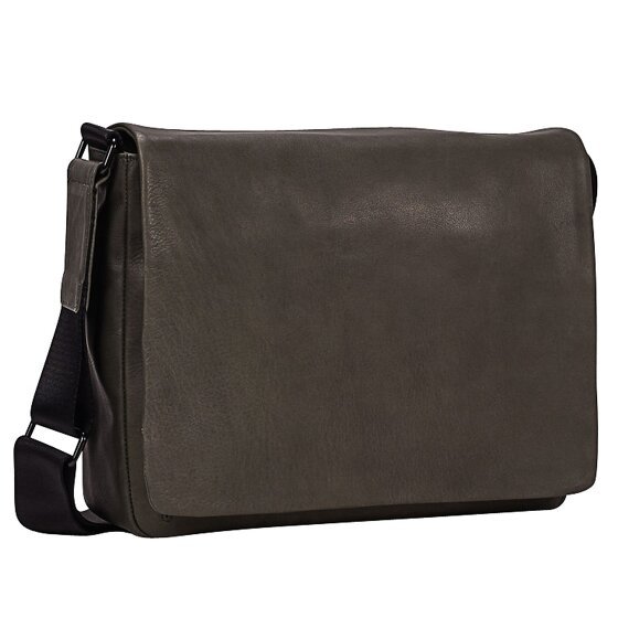 Leonhard Heyden Haga Messenger Leather 31 cm oliv