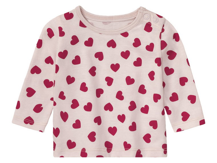 lupilu Komplet niemowlęcy z bawełny organicznej (koszulka + spodnie + chustka) (50/56, Czerwony/biały)