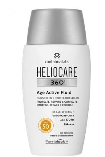 Fluid przeciwsłoneczny Heliocare 360 Age Active Fluid SPF50 50 ml (8470001977786). Kosmetyki do ochrony przeciwsłonecznej