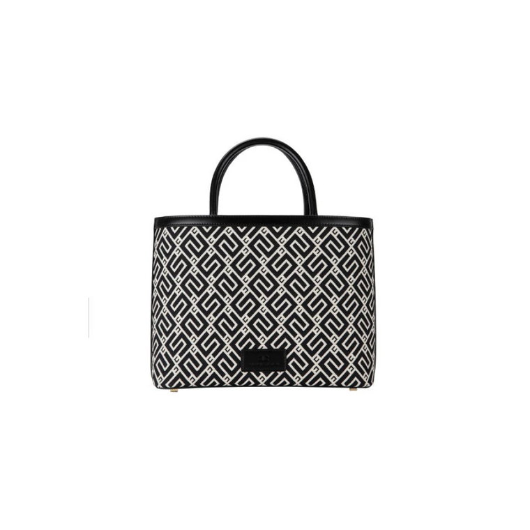 Ai23-24 Shopper Media Stampa Logo Nero Elisabetta Franchi