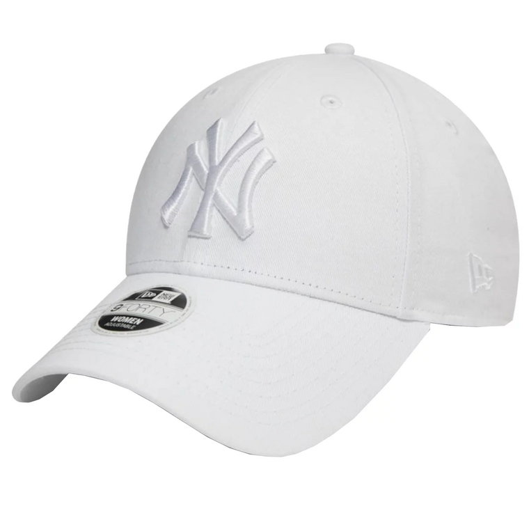 New Era 9FORTY Fashion New York Yankees MLB Cap 80524868, Damskie, Białe, czapki z daszkiem, bawełna, rozmiar: OSFA