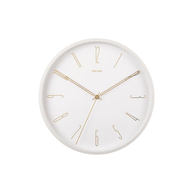 Karlsson 5898WH Designerski zegar ścienny, 35  cm