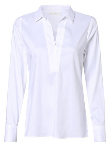 Eterna Comfort Fit - Bluzka damska  łatwa w prasowaniu, biały
