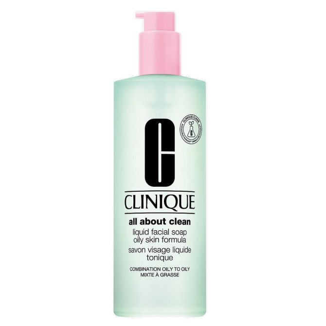 Clinique All About Clean Liquid Facial Soap Oily mydło w płynie do twarzy dla skóry tłustej 400ml