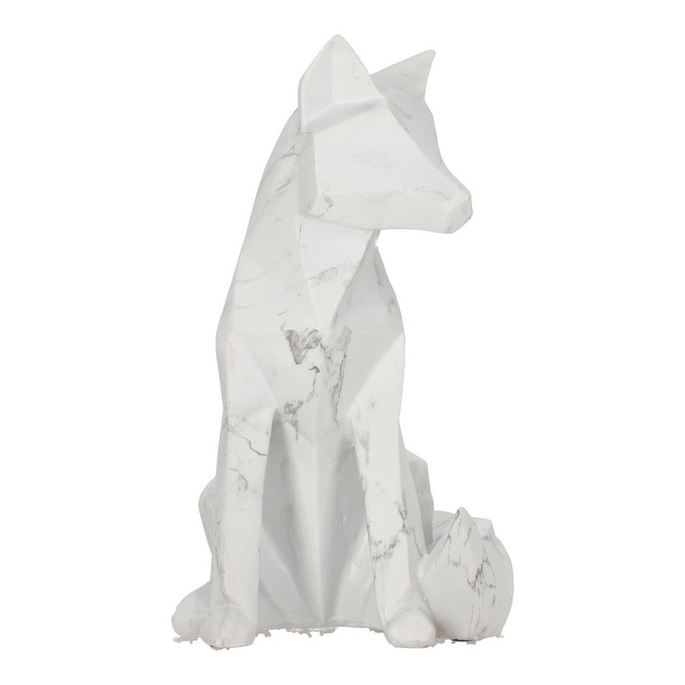 Dekoracja Origami Fox marble