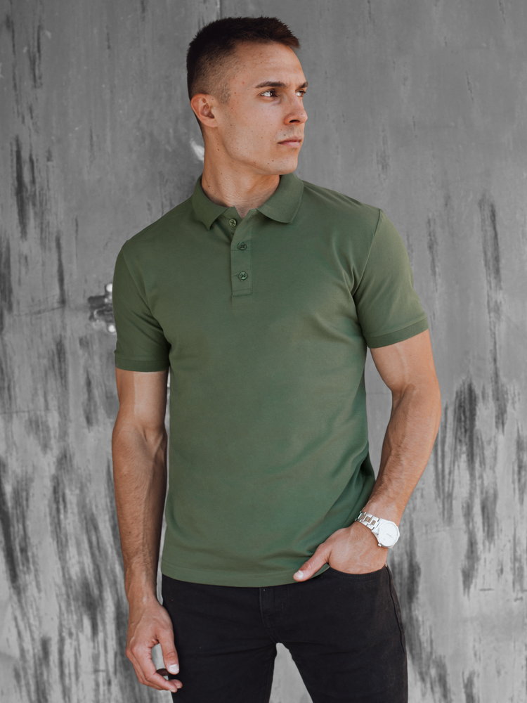 Koszulka męska polo zielona Dstreet PX0611