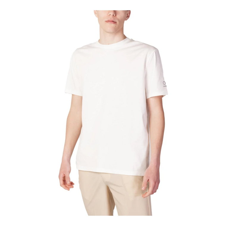 Biała męska koszulka Sunspel