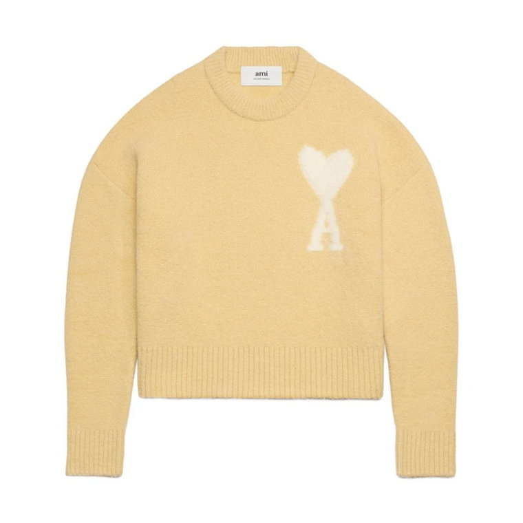 Żółty sweter Pastel ADC Ami Paris
