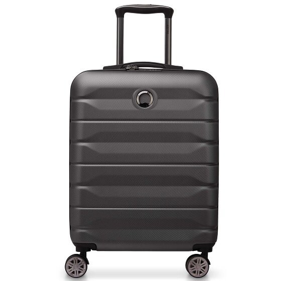 Delsey Paris Air Armour 4 Roll Cabin Trolley Slim Line 55 cm schwarz