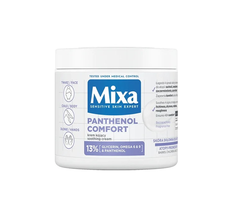 MIXA PANTHENOL COMFORT MULTIFUNKCYJNY KREM KOJĄCY SKÓRA SKŁONNA DO ATOPII 400ML