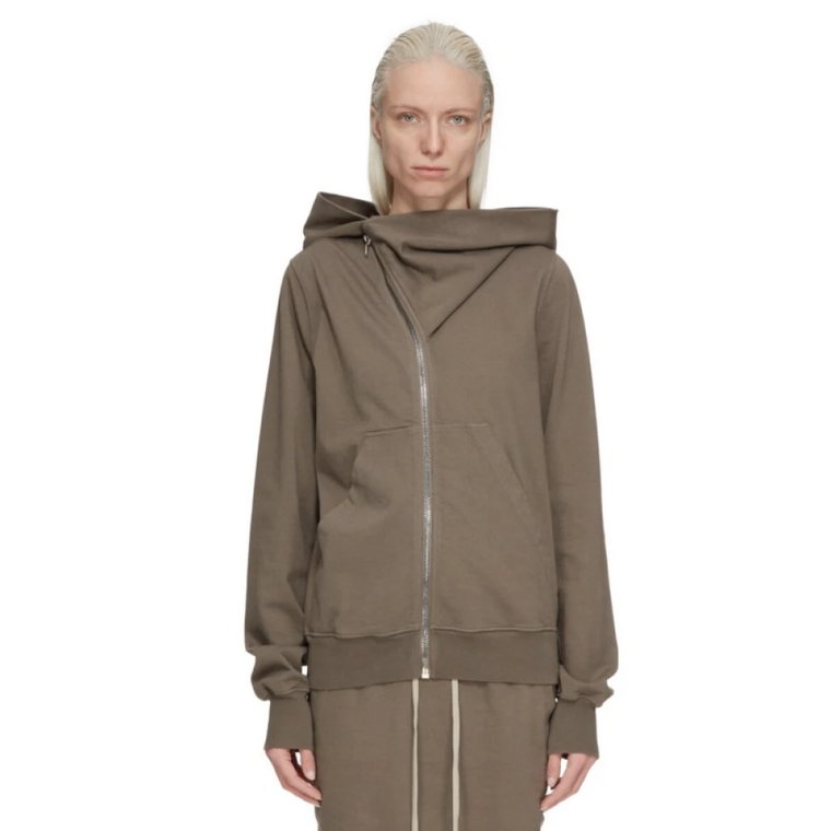 Luźny bawełniany Mountain Hoodie Rick Owens