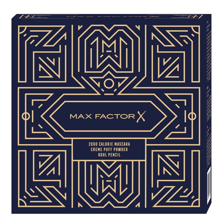 Max Factor (Maskara 2000 Calorie + Kredka do oczu + Puder Creme Puff)