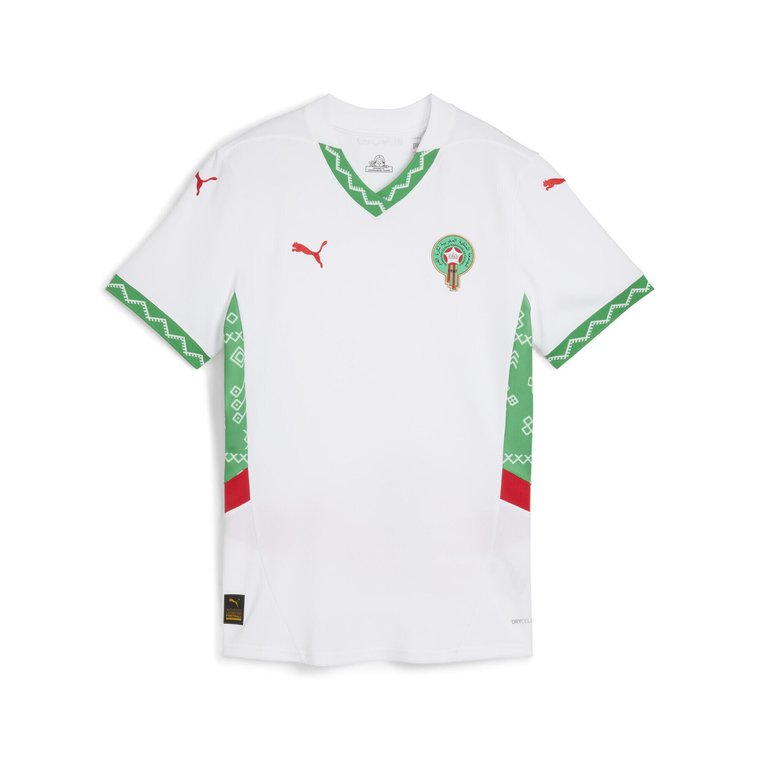 Damska koszulka wyjazdowa Maroko 2025 PUMA White Fast Green Red