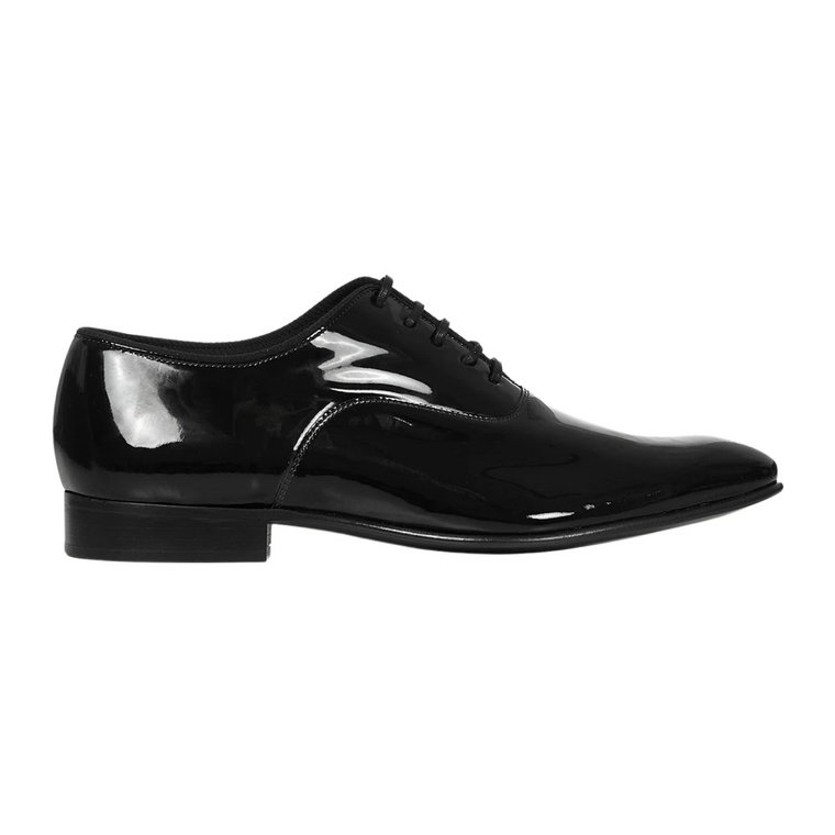 Klasyczne czarne lakierowane buty oxford Church's