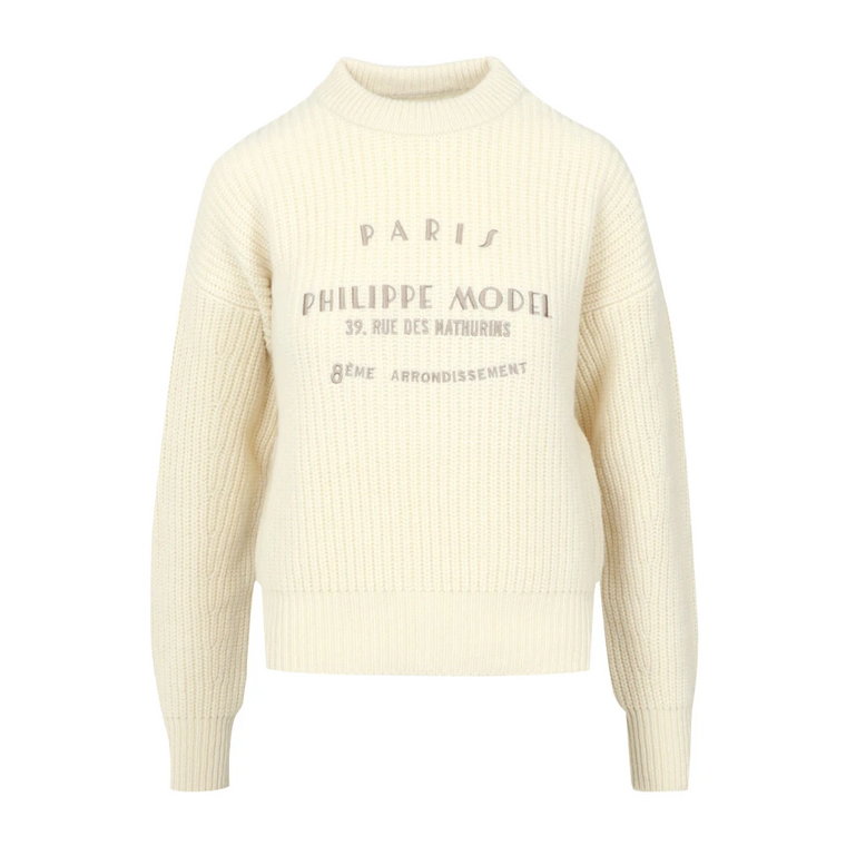 Sweter o stylu vintage Philippe Model