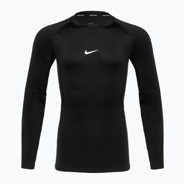 Longsleeve treningowy męski Nike Pro Dri-Fit Tight Fitness black/white