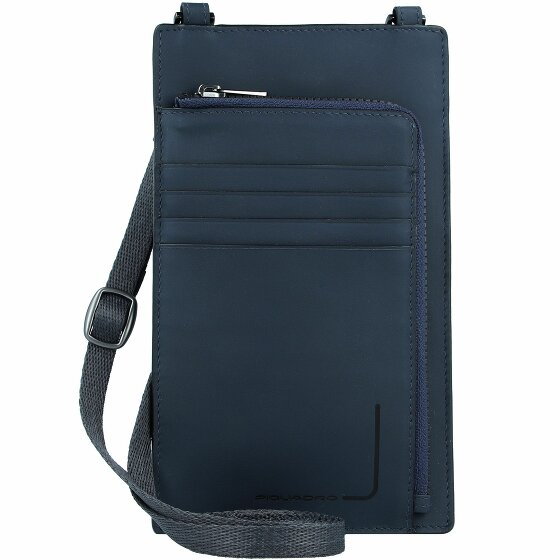 Piquadro PQJ Etui na telefon komórkowy RFID Leather 11 cm blue