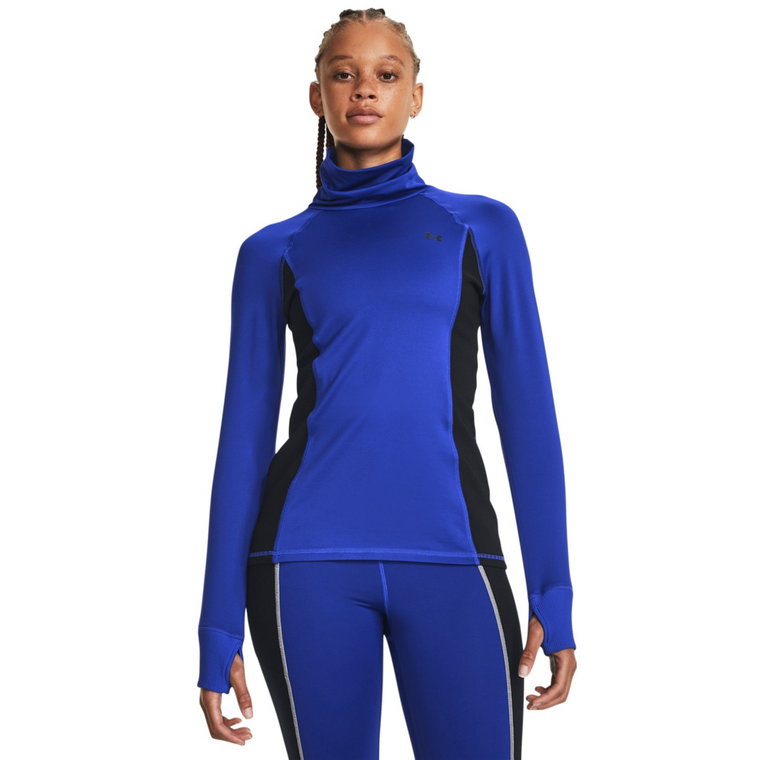 Damski longsleeve treningowy Under Armour UA Train CW Funnel Neck - niebieski