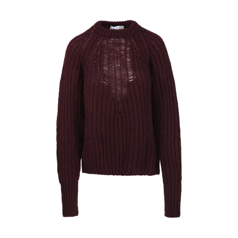 Bordeaux Crew Neck Sweter Nude