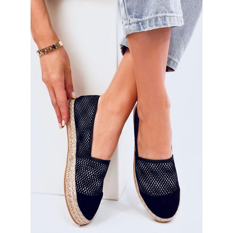 Espadryle damskie Alika Black czarne