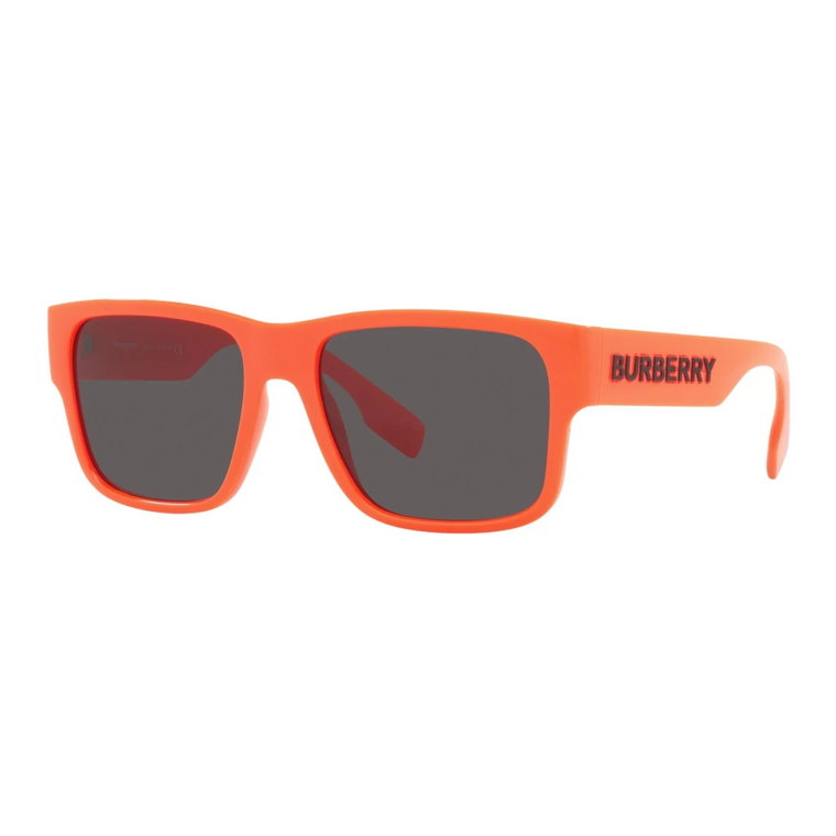 Odważne Pomarańczowe i Ciemnoszare Okulary przeciwsłoneczne Burberry