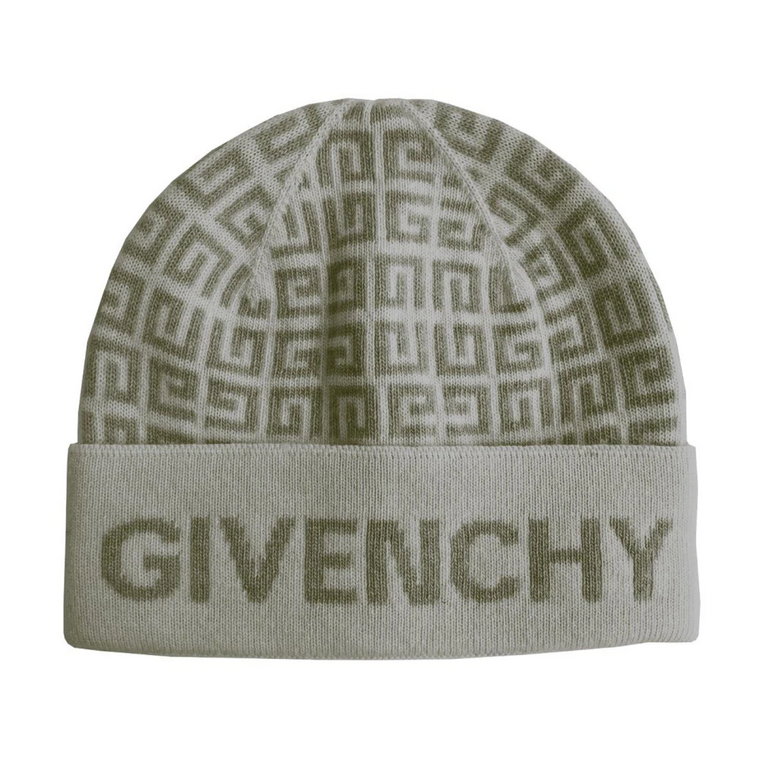 Kontrastująca Logomania Beanie dla Kobiet Givenchy