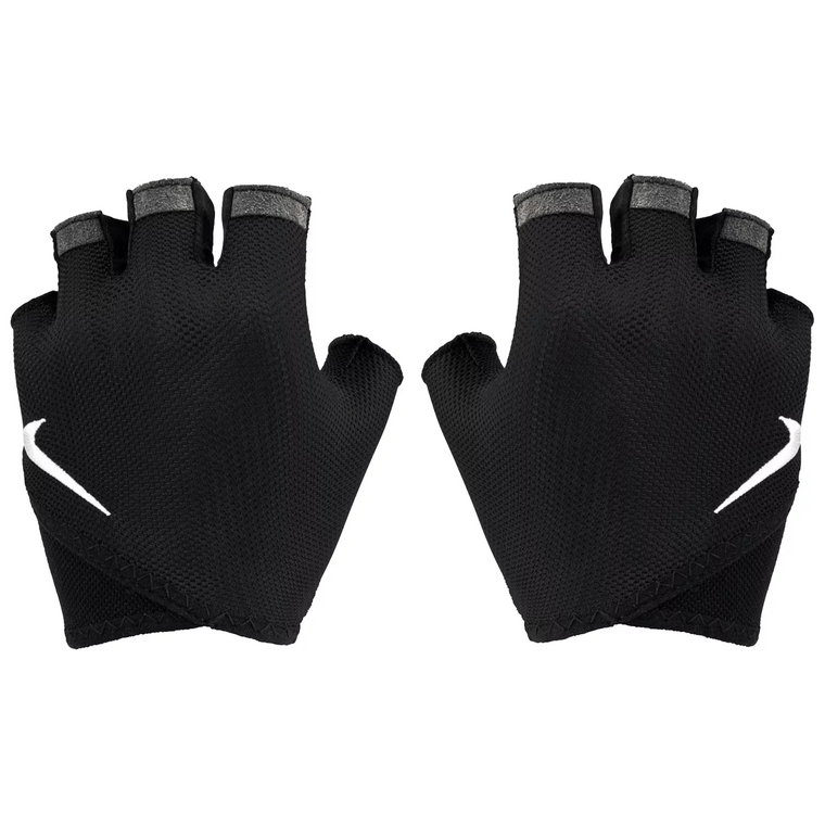 Nike W Gym Essential FG Gloves N0002557-010, Damskie, Czarne, rękawiczki, poliester, rozmiar: L