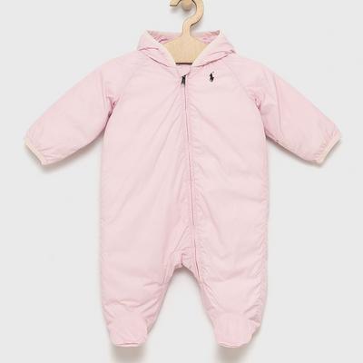 Polo Ralph Lauren Kombinezon niemowlęcy 320853013003 kolor różowy