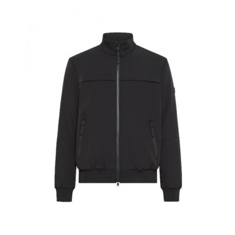 Nero Soft Shell Kurtka Bomber Peuterey