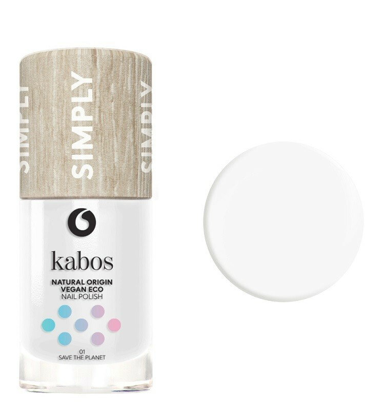 Kabos Simply - lakier do paznokci klasyczny 01 Save The Planet 10ml