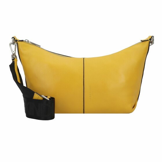 Liebeskind Paris Torba na ramię S Skórzany 36 cm lemon