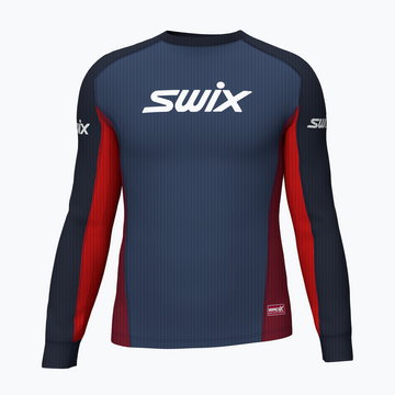 Koszulka termoaktywna męska Swix Racex Bodyw granatowo-czerwona 40811-75120-S | WYSYŁKA W 24H | 30 DNI NA ZWROT