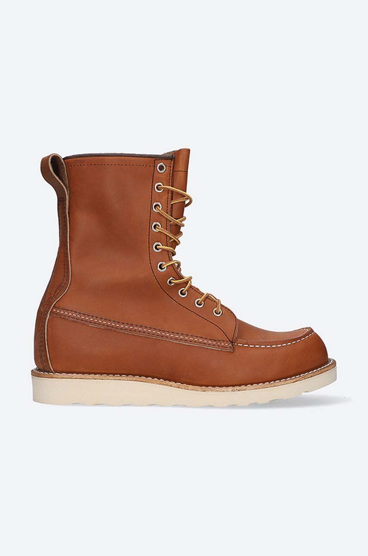 Red Wing buty skórzane męskie kolor brązowy 877-BRAZOWY