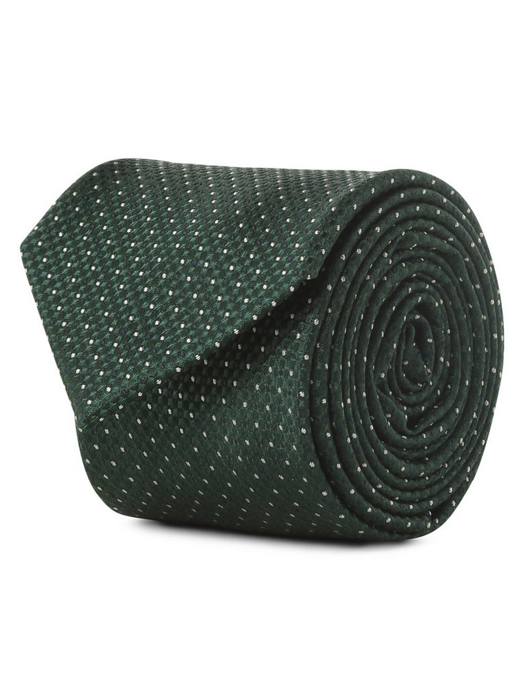 Andrew James - Krawat jedwabny męski, zielony