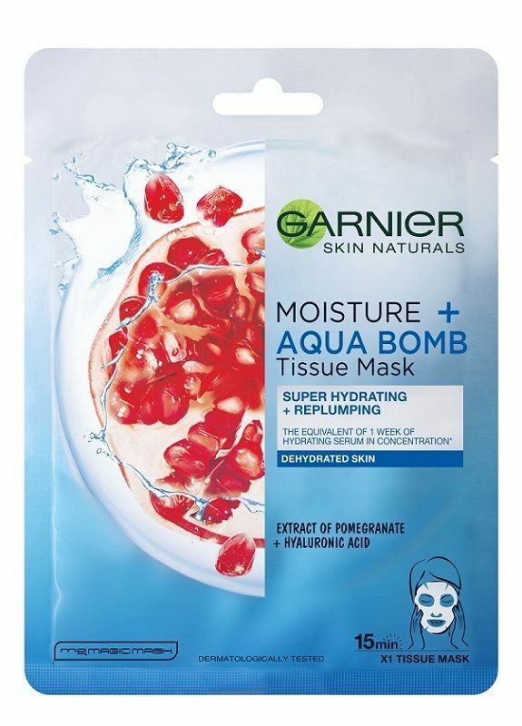 Garnier Skin Naturals Moisture Bomb Nawilżająca maska w płachcie