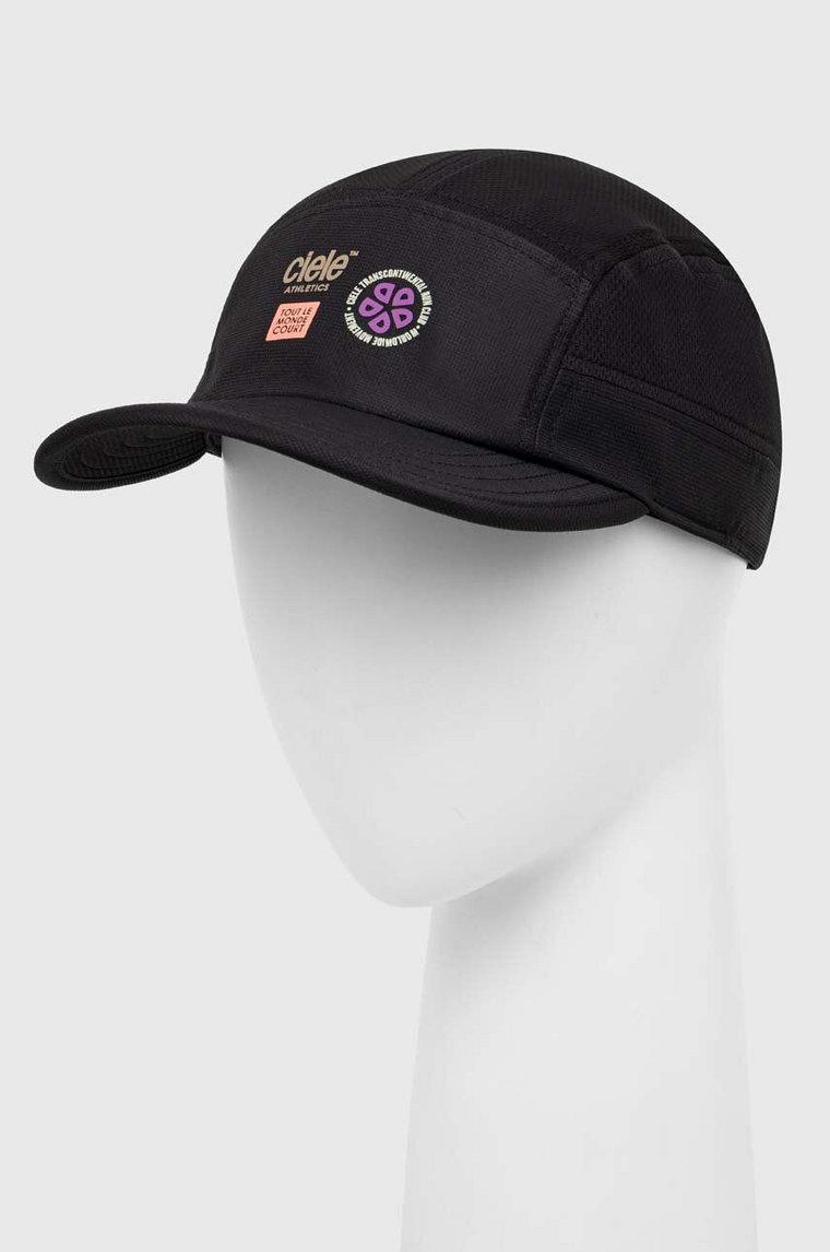 Ciele Athletics czapka z daszkiem GOCap SC - Multi Star CLGCSCMST.BK001 kolor czarny z nadrukiem