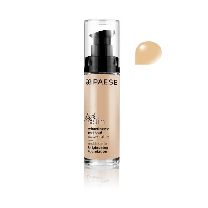 Paese Lush Satin Multivitamin Brightening Foundation witaminowy podkład rozświetlający 31 Ciepły Beż 30ml