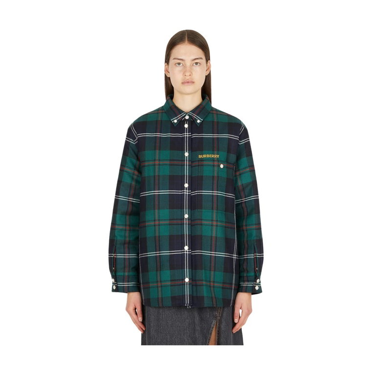 Virdian Overshirt - Stylowa Kurtka z Wełny Burberry