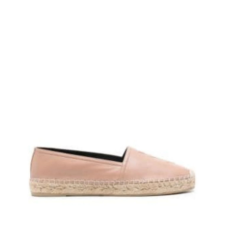 Cassandre Skórzane Espadryle Saint Laurent