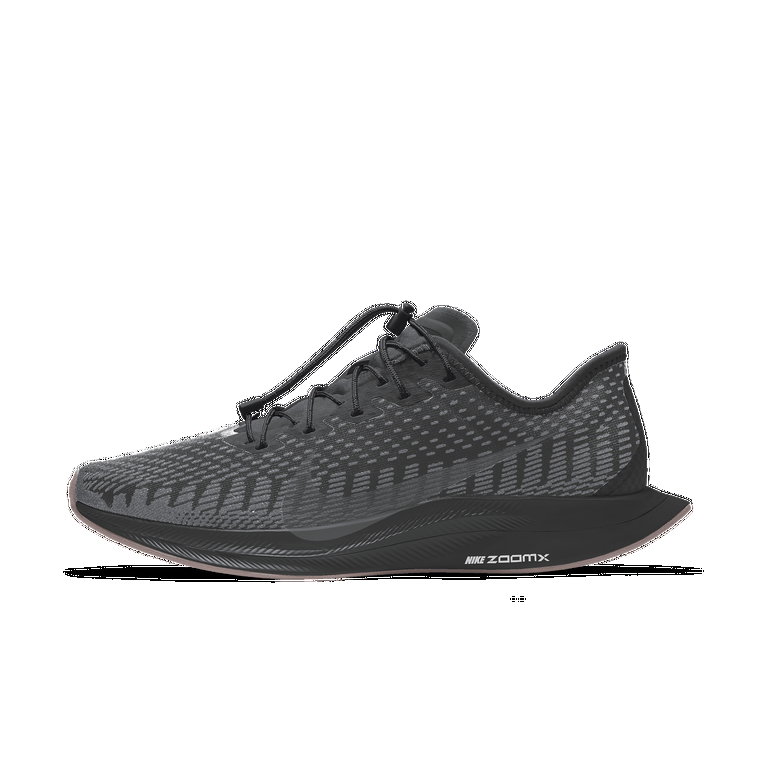 Damskie personalizowane buty do biegania Nike Zoom Pegasus Turbo 2 Premium By You - Czerń
