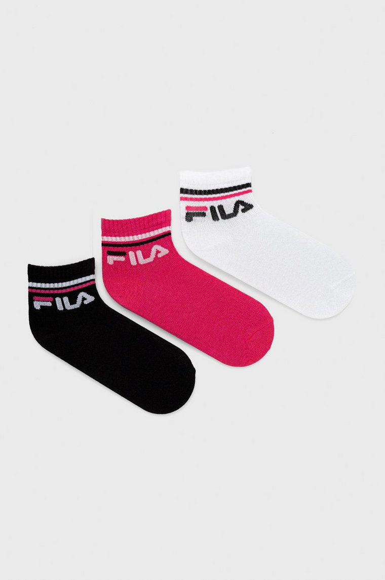 Fila skarpetki dziecięce (3-pack) kolor szary