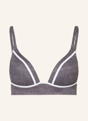 Maryan Mehlhorn Góra Od Bikini Bralette Argentum Z Błyszczącą Przędzą silber