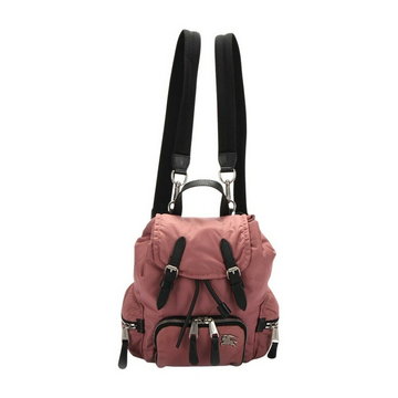 Burberry Vintage, Pre-owned Nylon Mini Backpack Różowy, female,