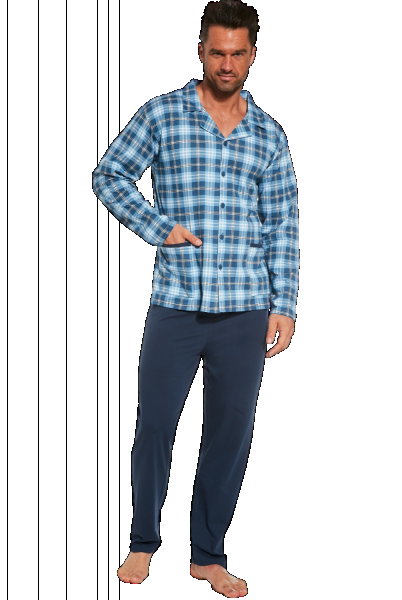 Cornette 114/63 rozpinana piżama męska plus size
