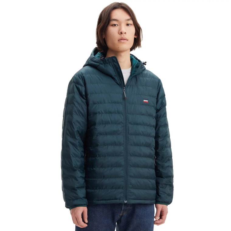 Levi's Presidio Packable Hooded Jacket A18270003, Męskie, Zielone, kurtki, poliester, rozmiar: L