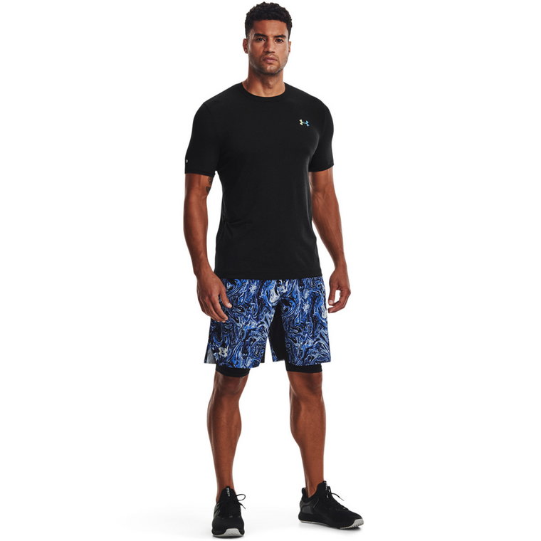 Męskie spodenki treningowe UNDER ARMOUR UA Reign Woven Shorts - granatowe