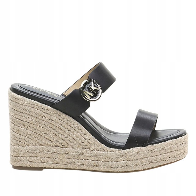 Michael Kors Czarne sandały Lucinda Wedge 39