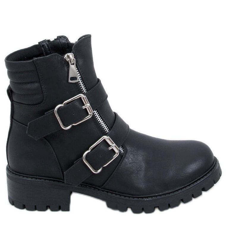 Botki militarne Terry Black czarne