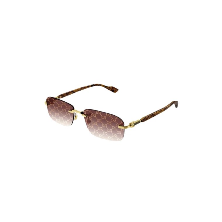 Złote Czerwone Okulary Gg1221S 004 Gucci